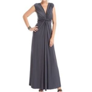 Love Squared Womens Knotted Maxi Dress